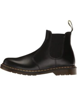 Dr. Martens 2976 Yellow Stitch Smooth Leather Chelsea Boots -Dr. Martens Store 71DDeg876SL. AC SR736920