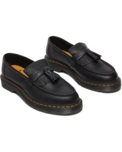 Dr. Martens Adrian Yellow Stitch Leather Loafers