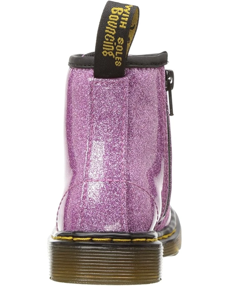 Dr. Martens Kid's Collection 1460 Patent Glitter Toddler Brooklee Boot (Toddler) | Boots 7 Dr. Martens Kid's Collection 1460 Patent Glitter Toddler Brooklee Boot (Toddler) | Boots - Image 5
